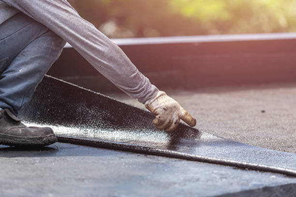 Professional Basement Waterproofing technician working in Bear Creek, AL